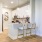 kitchen with white cabinetes at Sendero Trace in San Marcos, TX